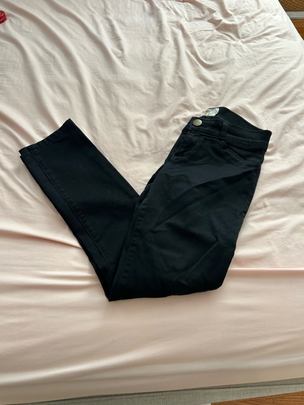 Black Lightly Worn Current Elliott Jean Leggings Size 24